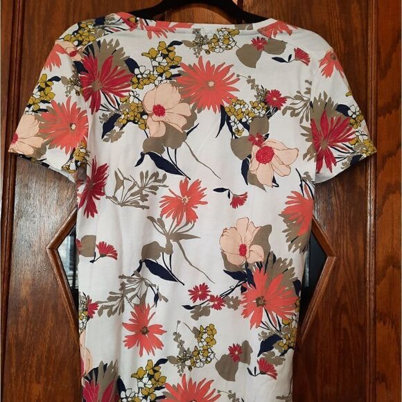 Banana Republic T Shirt Floral Cotton - Picture 5 of 11